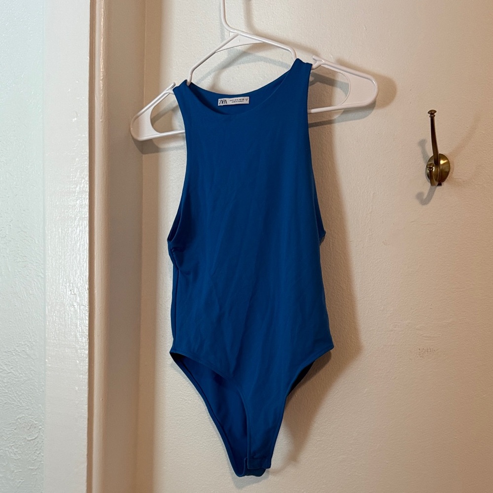 Zara Blue Bodysuit